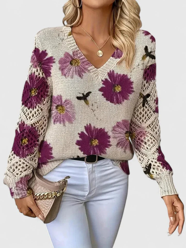 Verani | Floral Knit Jumper