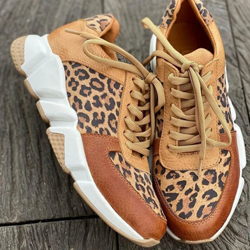 Verani Leopard | Animal Print Lightweight Running Sneakers
