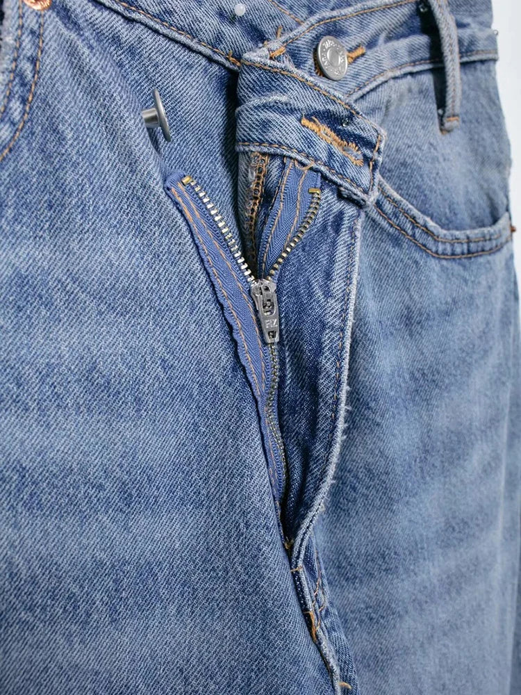 Verani Classic High-Waist Wide-Leg Denim Jeans