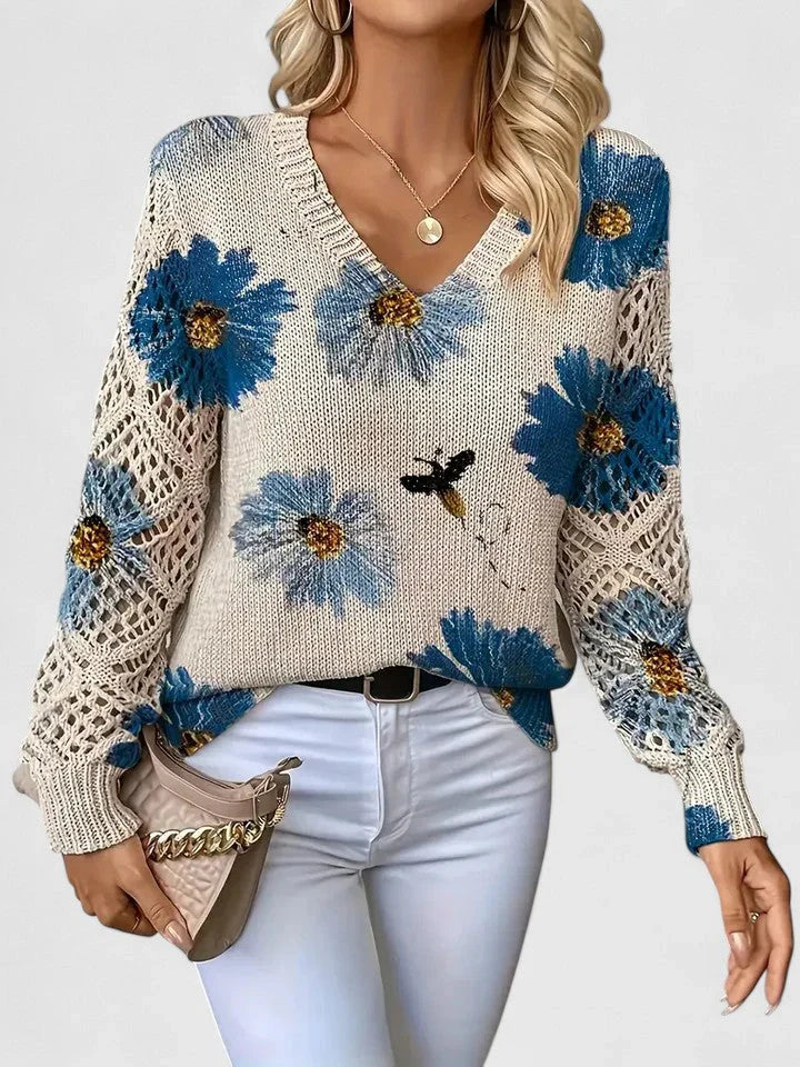 Verani | Floral Knit Jumper