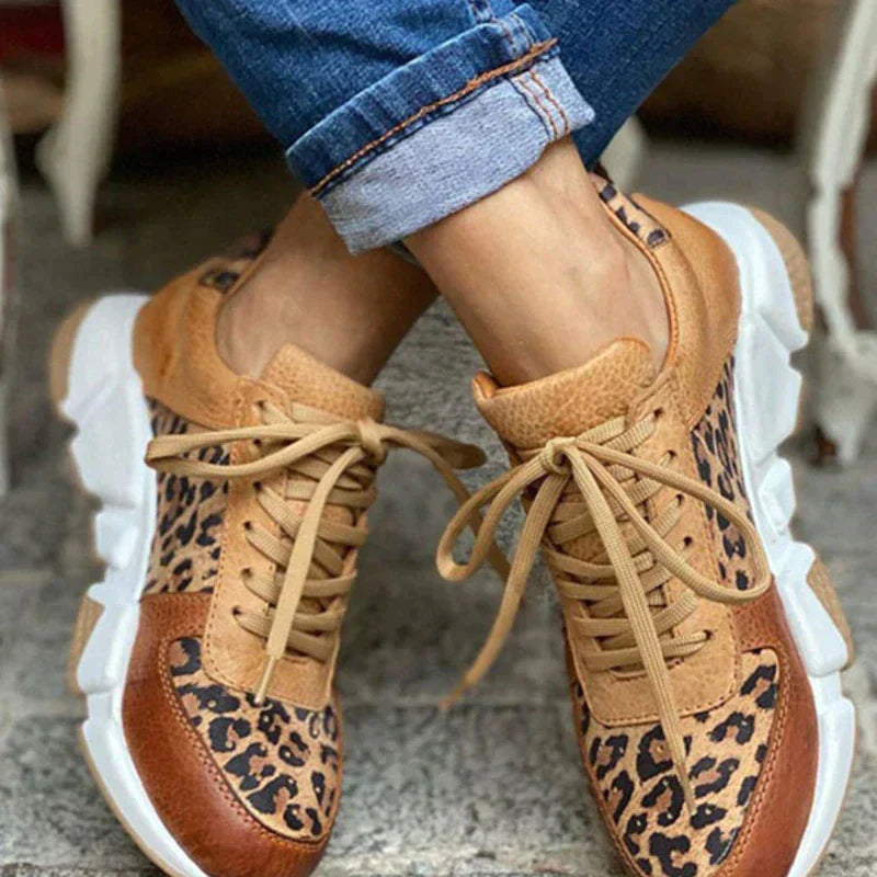 Verani Leopard | Animal Print Lightweight Running Sneakers