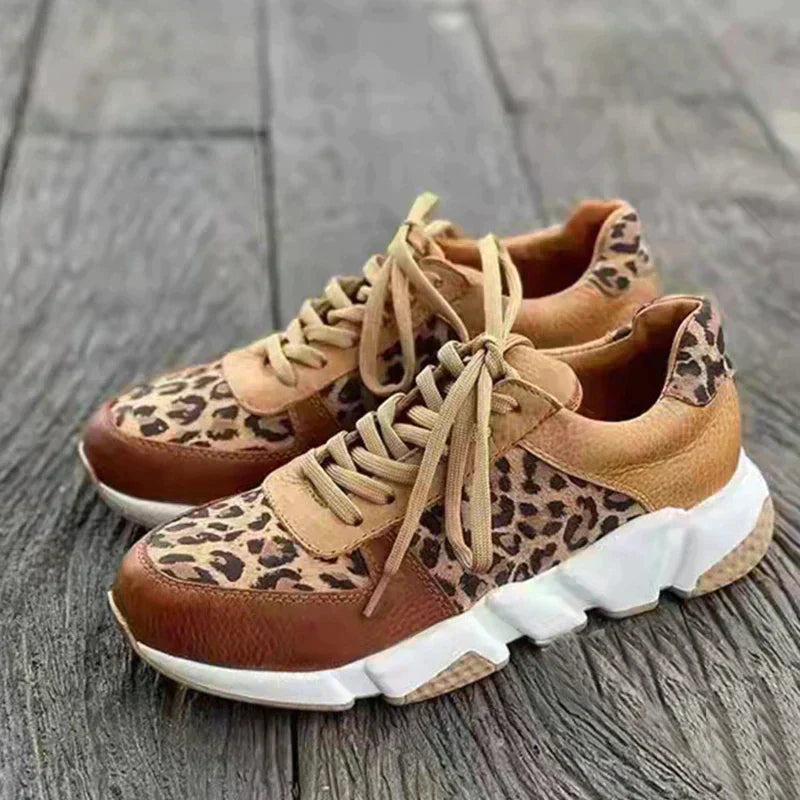 Verani Leopard | Animal Print Lightweight Running Sneakers