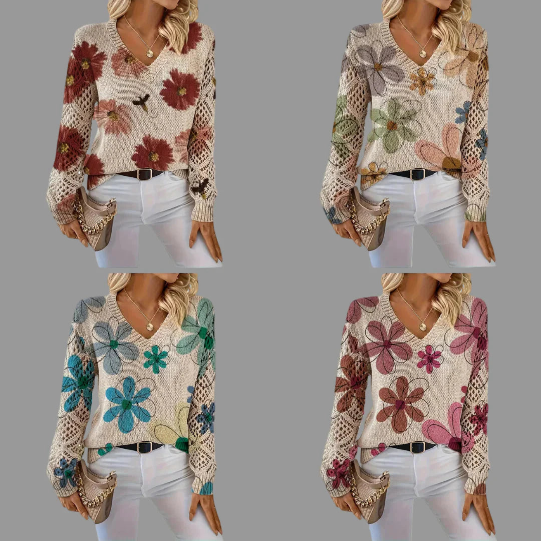 Verani | Floral Knit Jumper