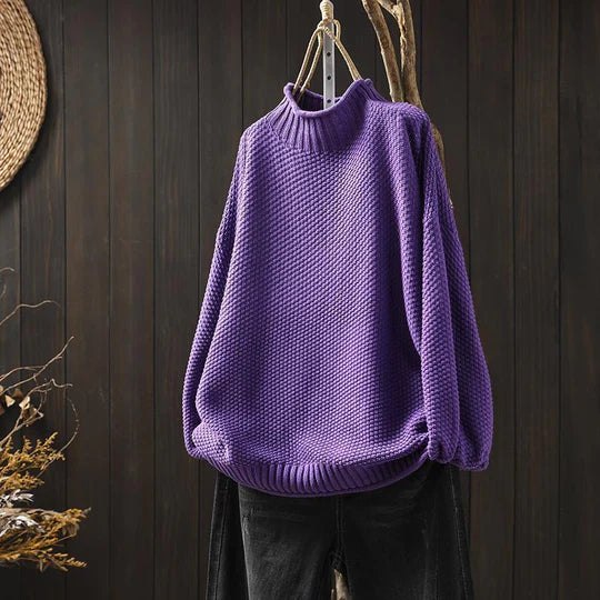 Verani Ylonna Elegant Knitted Crewneck Sweater