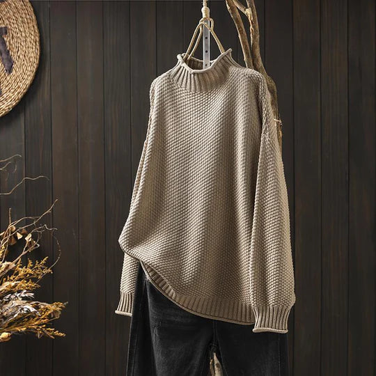 Verani Ylonna Elegant Knitted Crewneck Sweater