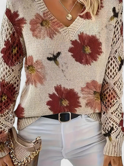 Verani | Floral Knit Jumper