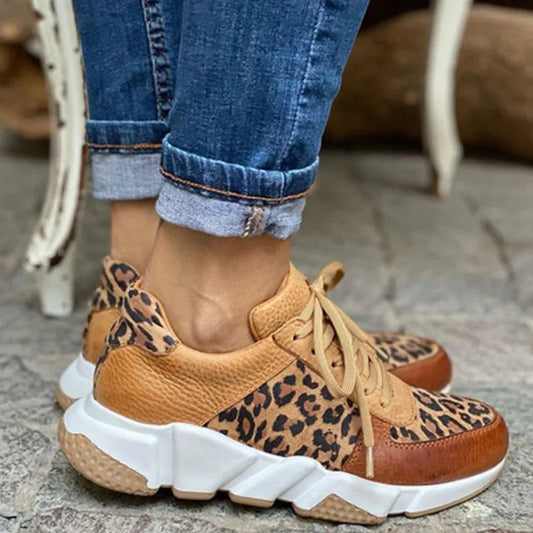 Verani Leopard | Animal Print Lightweight Running Sneakers
