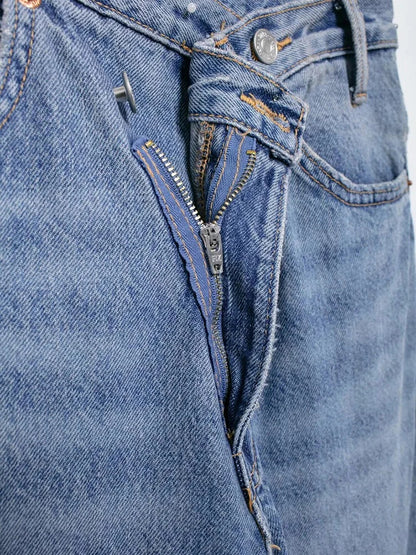 Verani Classic High-Waist Wide-Leg Denim Jeans
