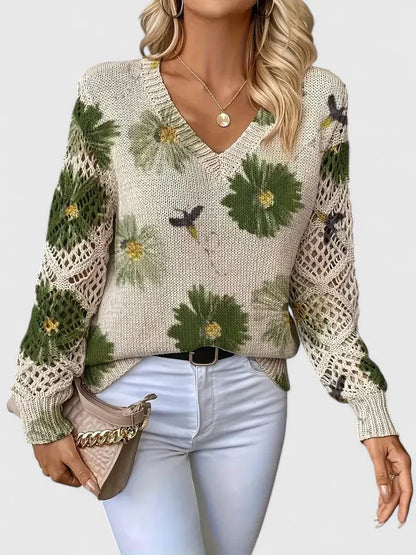 Verani | Floral Knit Jumper