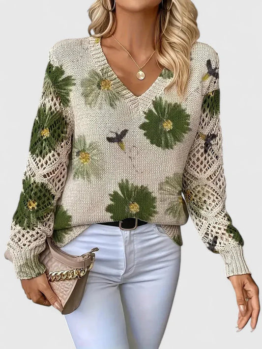 Verani | Floral Knit Jumper