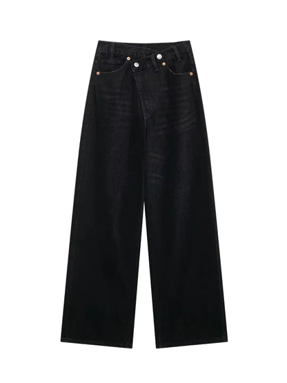 Verani Classic High-Waist Wide-Leg Denim Jeans