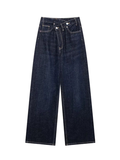 Verani Classic High-Waist Wide-Leg Denim Jeans