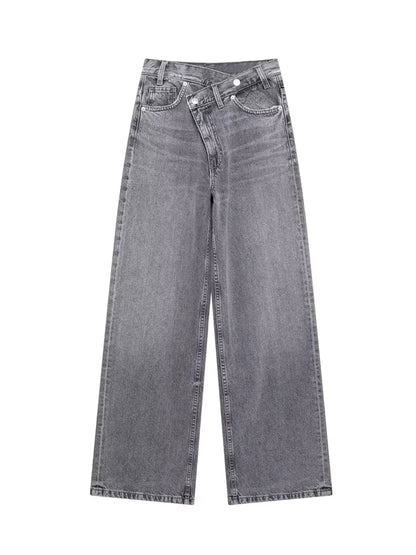 Verani Classic High-Waist Wide-Leg Denim Jeans